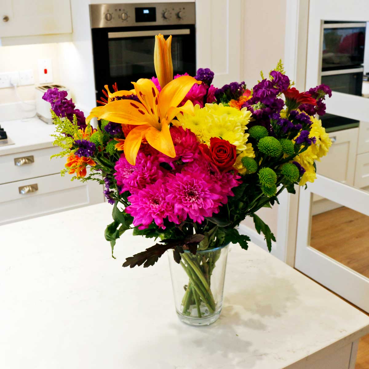 Blazing Glory Fresh Flowers Bouquet